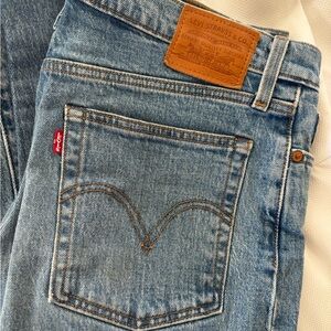 Levi's Light Blue Button-Fly Jeans